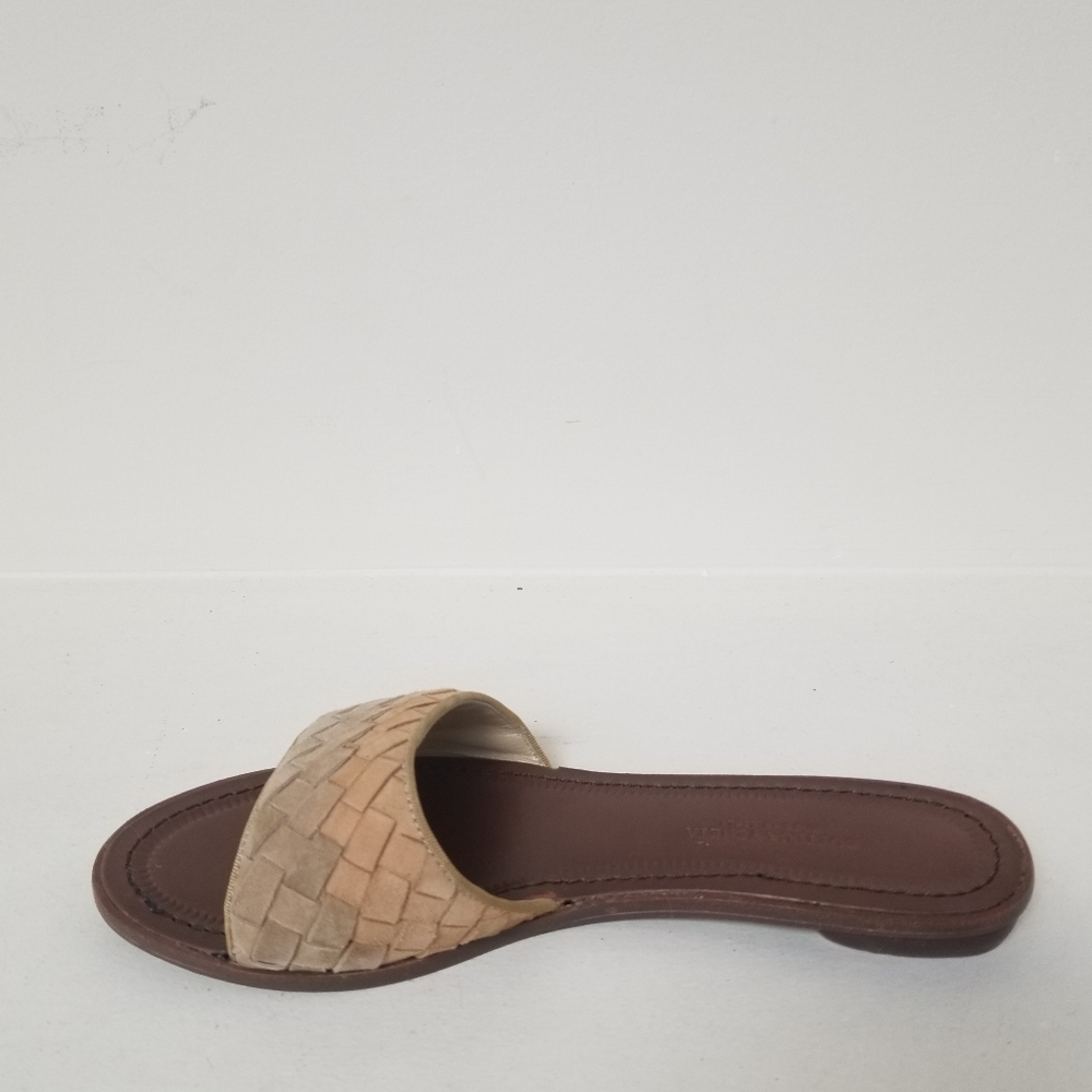 Bottega Veneta Beige Woven Sandals